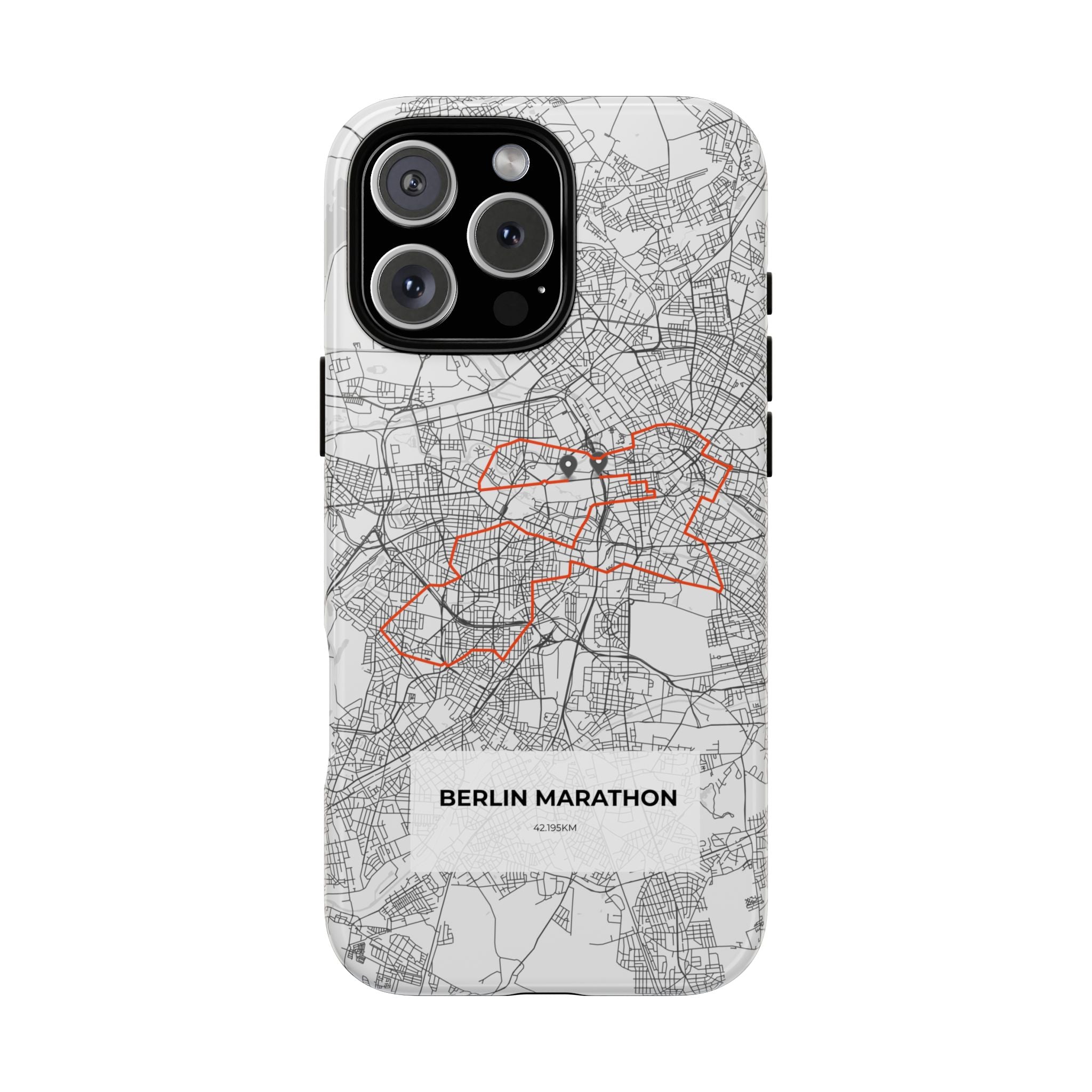 Berlin Marathon Route Tough Phone Case