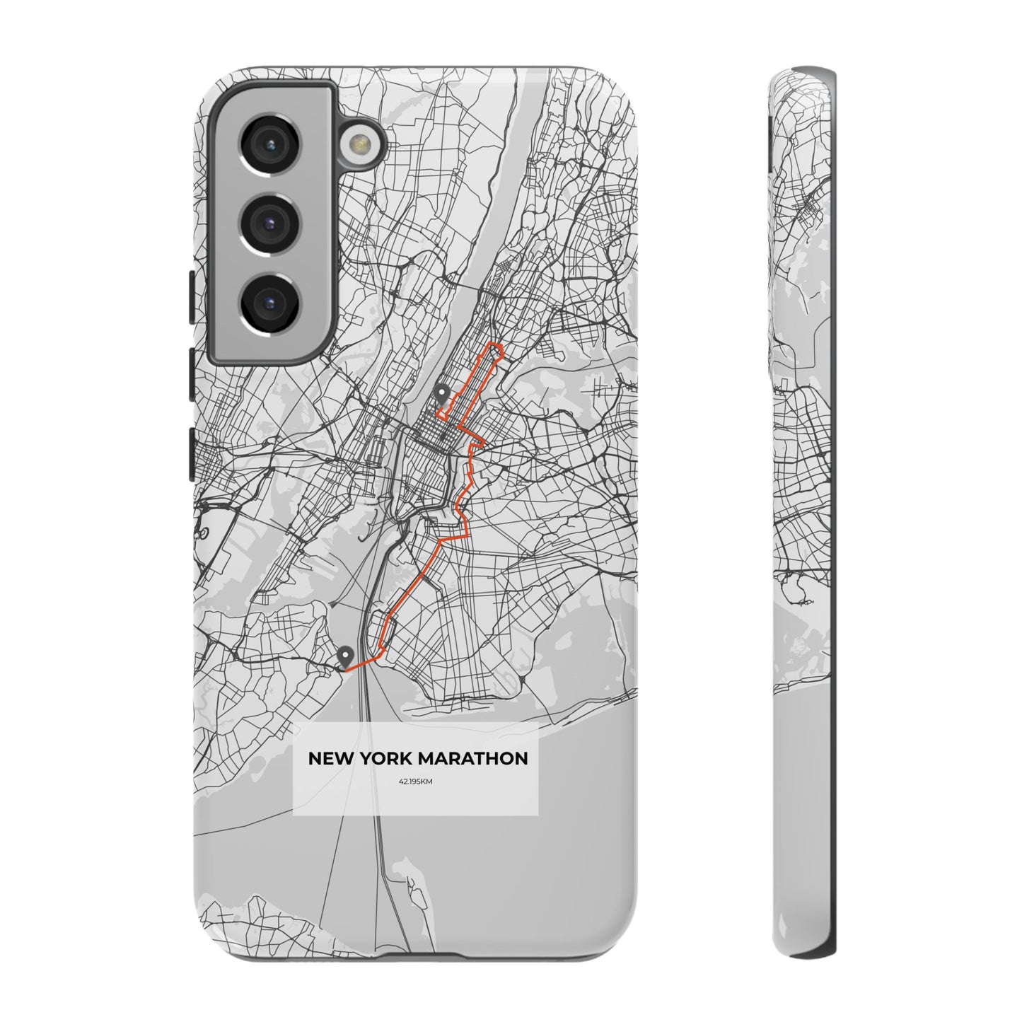 New York Marathon Route Tough Phone Case