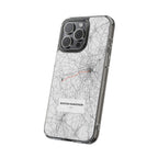 Boston Marathon Route Clear Impact-Resistant Phone Case