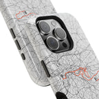 London Marathon Route Magnetic Impact-Resistant Phone Case