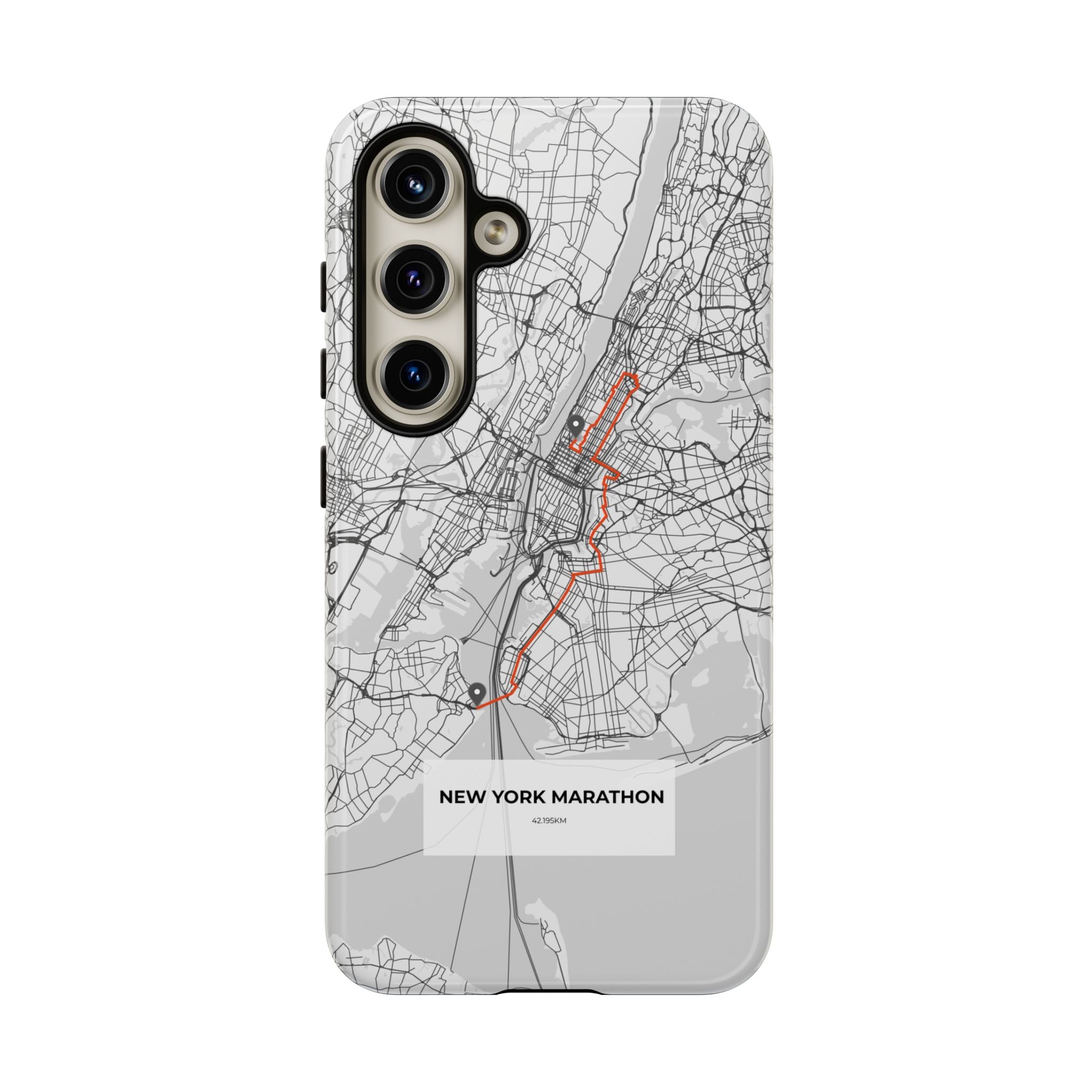 New York Marathon Route Tough Phone Case