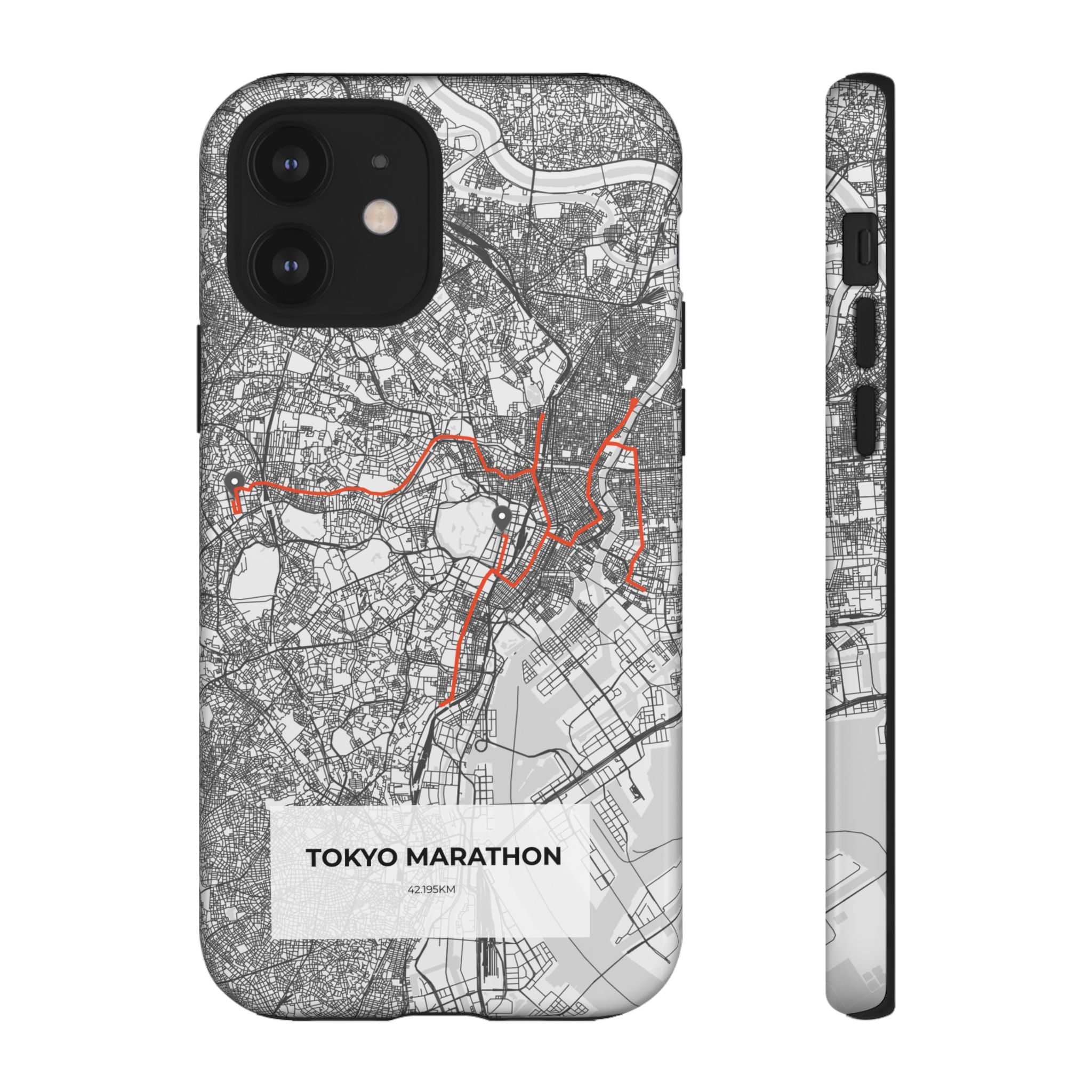 Tokyo Marathon Route Tough Phone Case