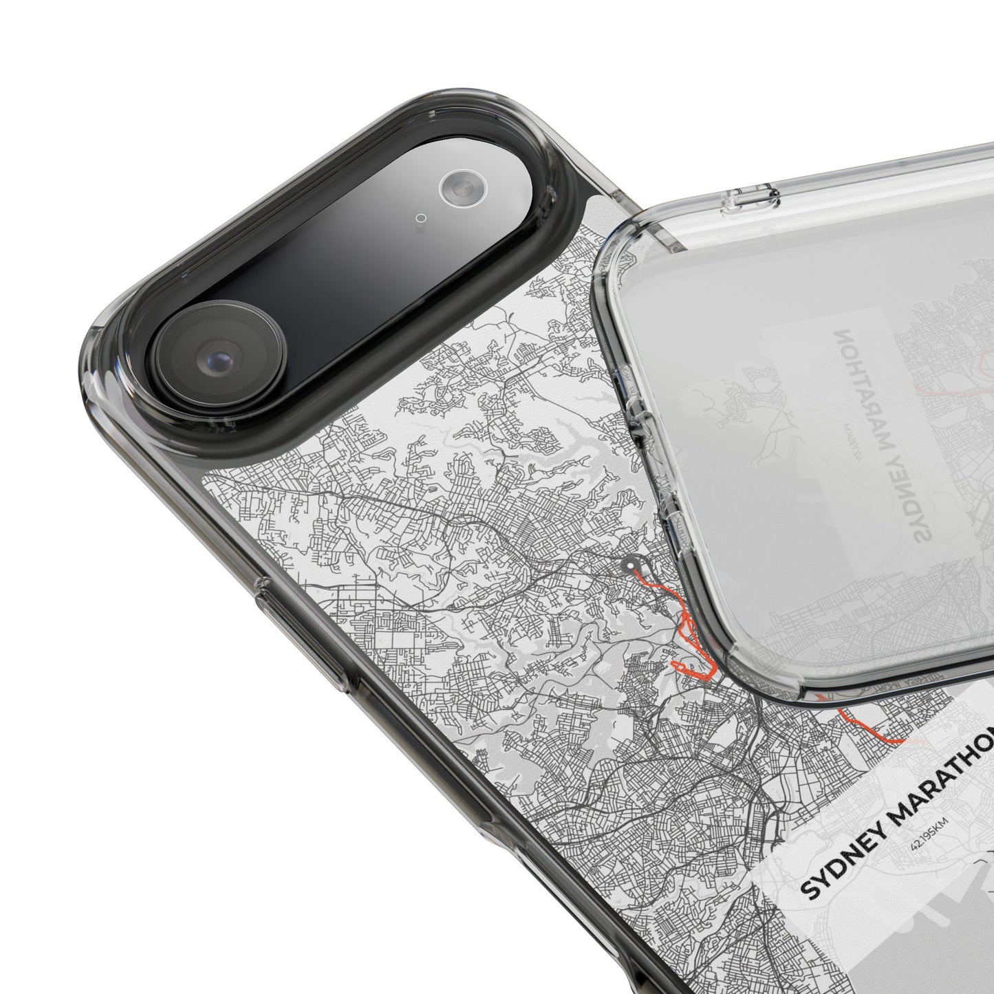 Sydney Marathon Route Clear Impact-Resistant Phone Case