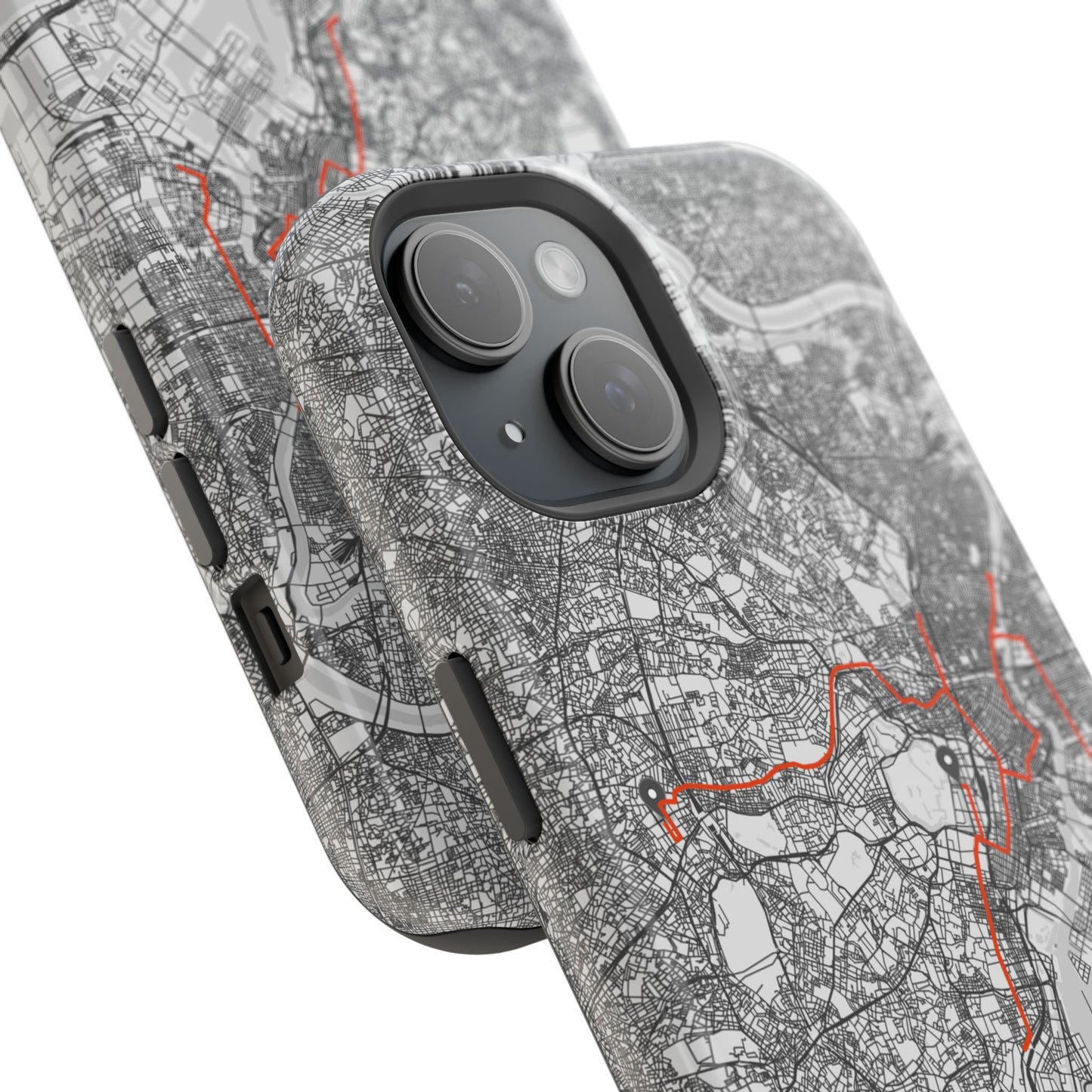 Tokyo Marathon Route Magnetic Impact-Resistant Phone Case