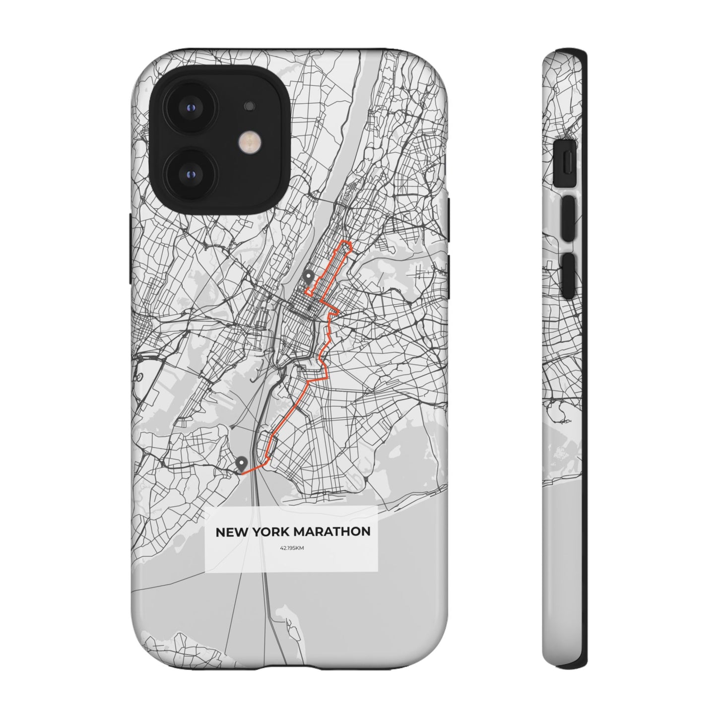 New York Marathon Route Tough Phone Case
