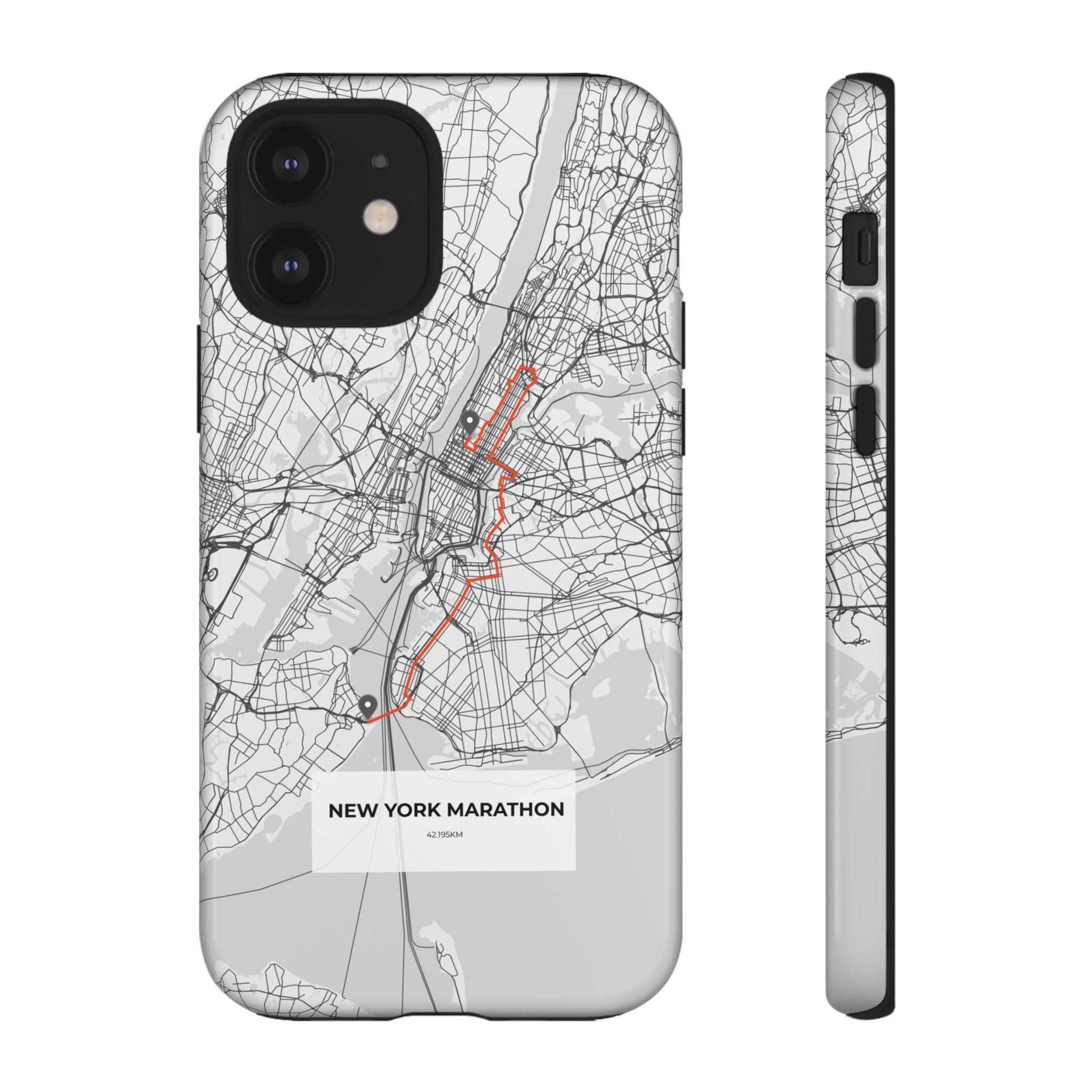 New York Marathon Route Tough Phone Case