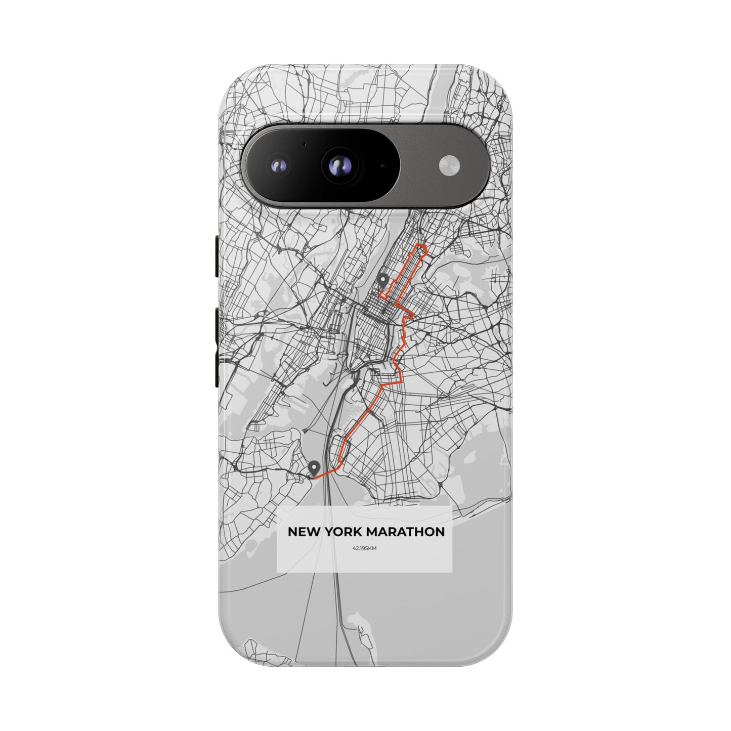 New York Marathon Route Tough Phone Case