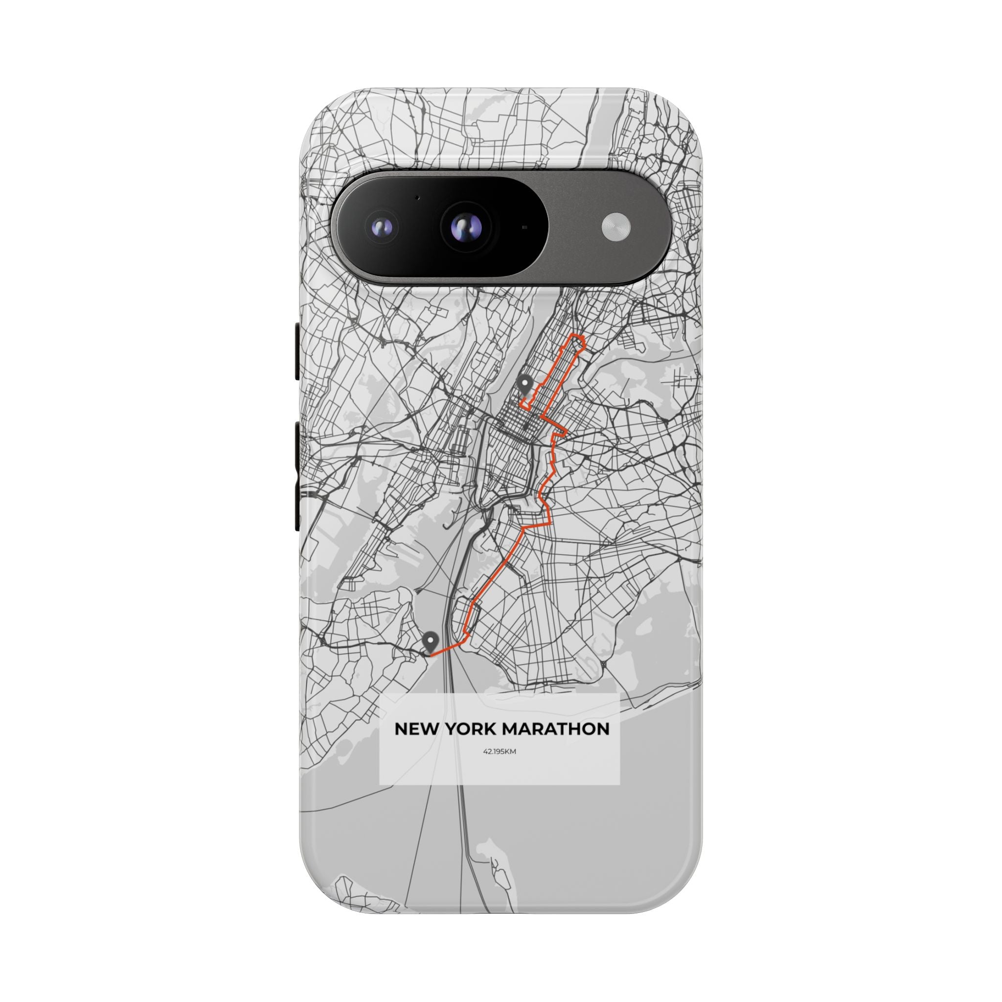 New York Marathon Route Tough Phone Case