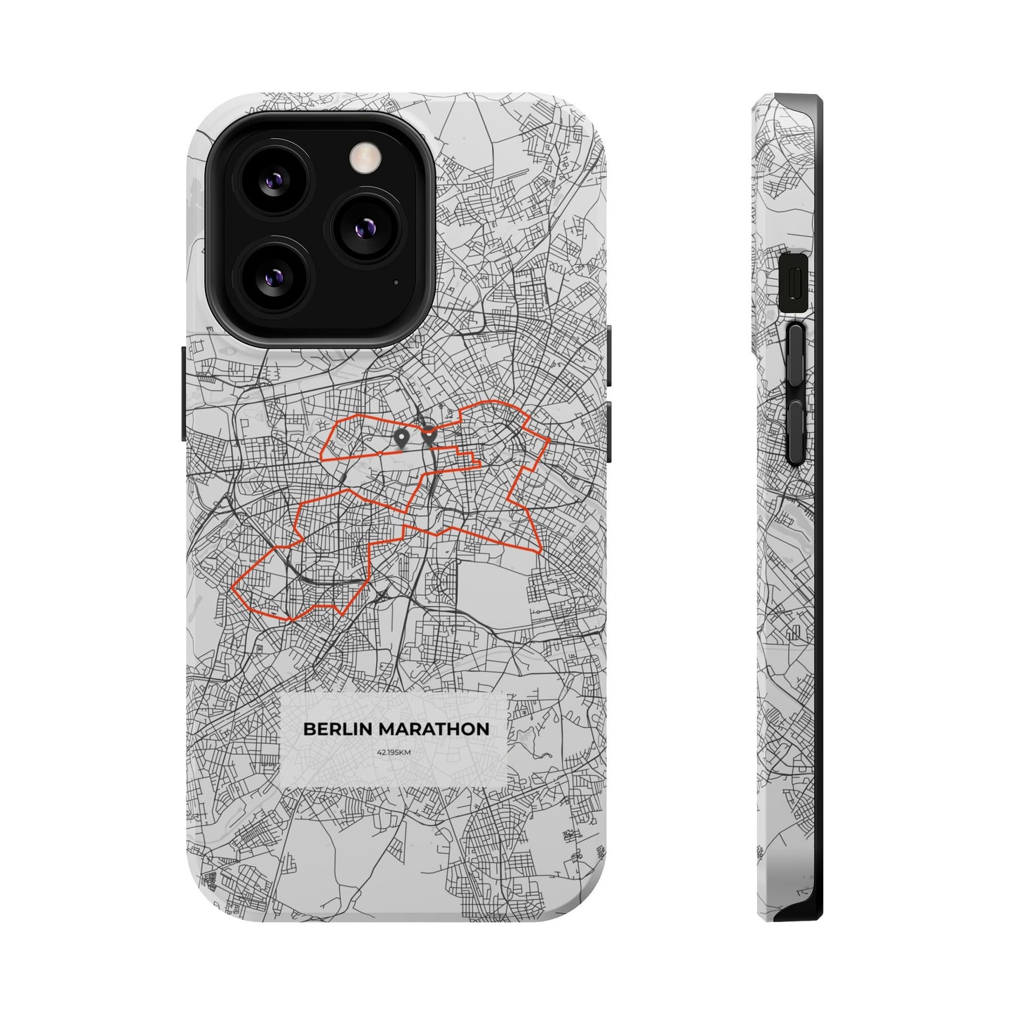 Berlin Marathon Route Magnetic Impact-Resistant Phone Case