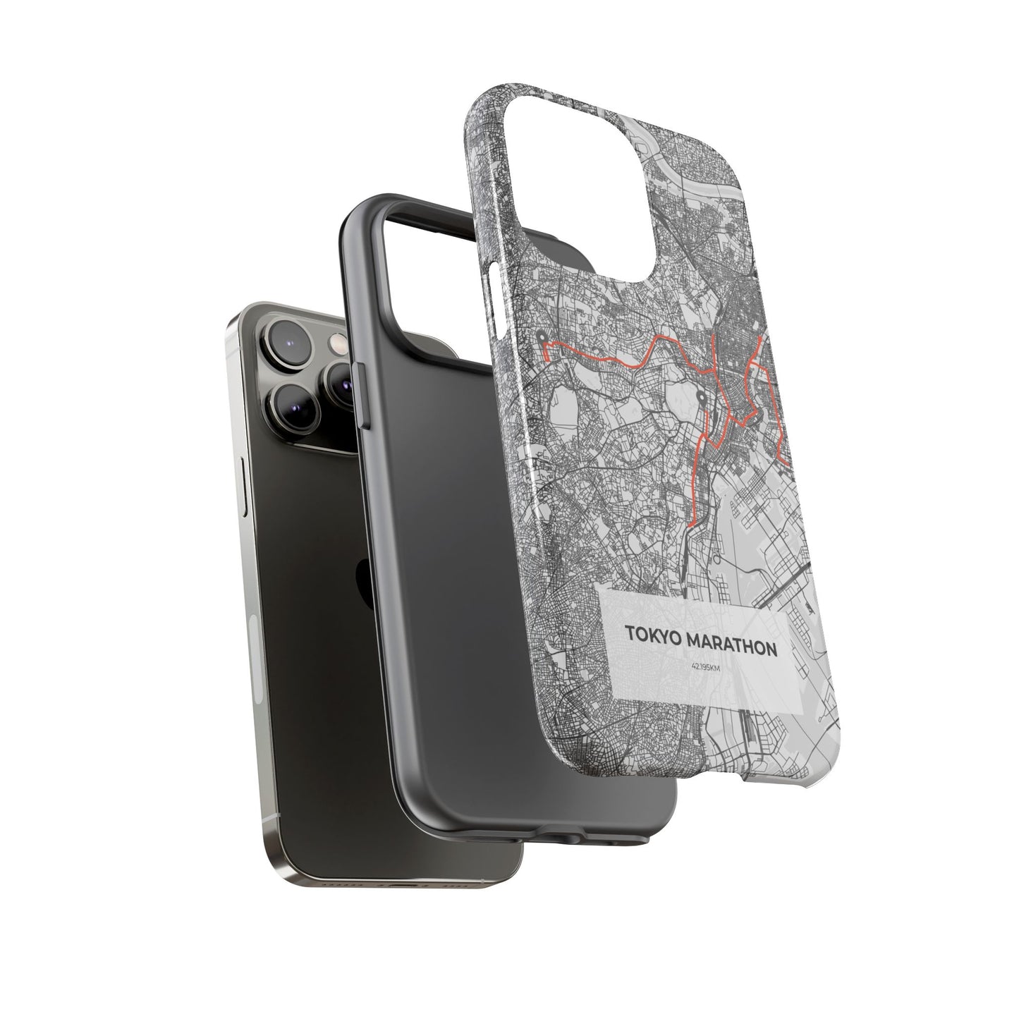 Tokyo Marathon Route Tough Phone Case