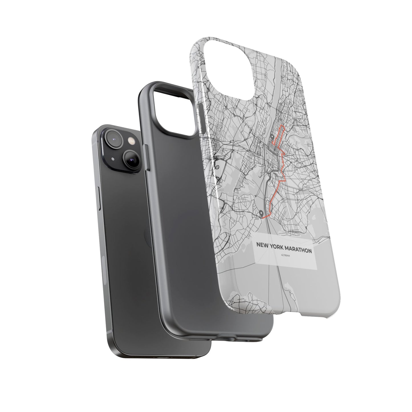 New York Marathon Route Tough Phone Case