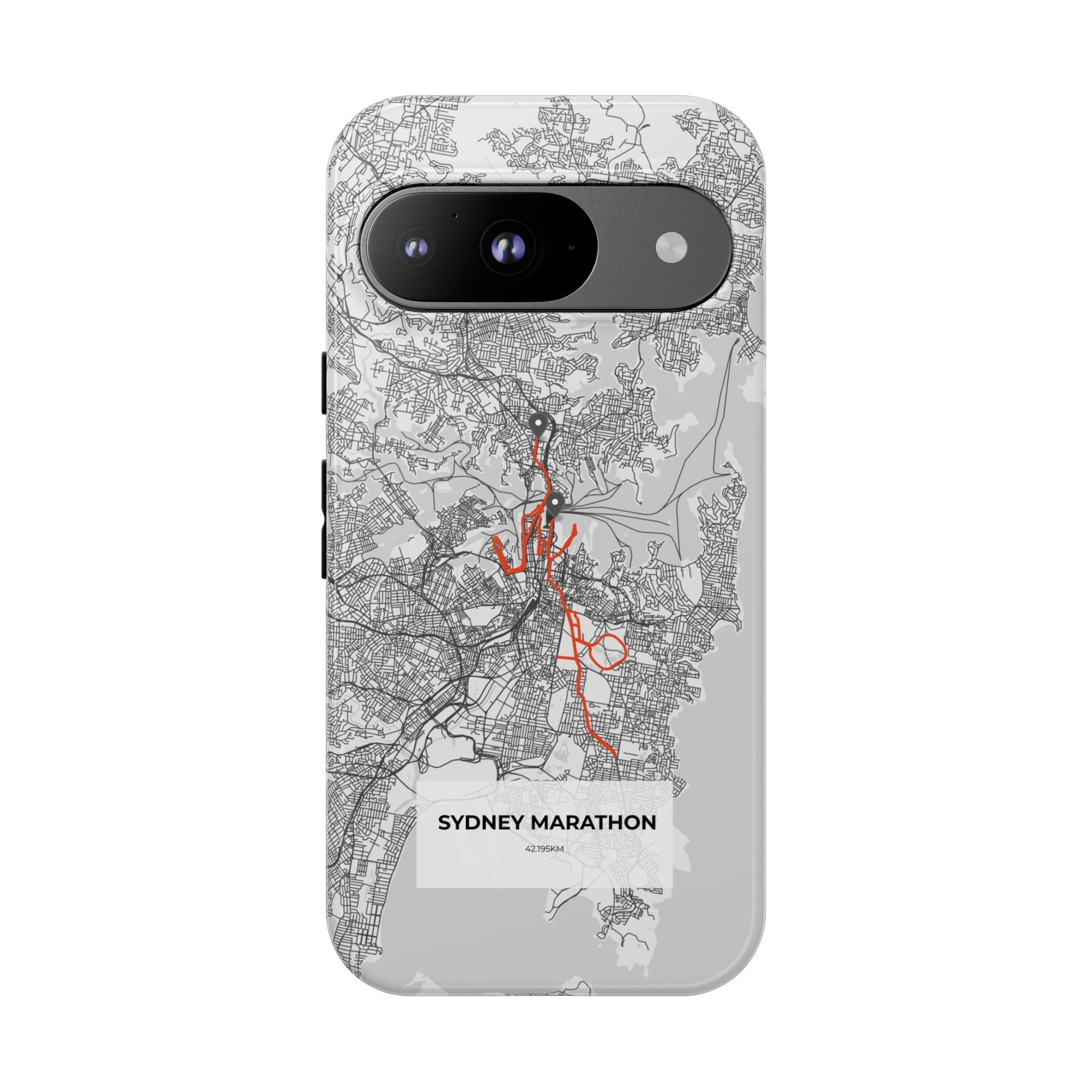 Sydney Marathon Route Tough Phone Case