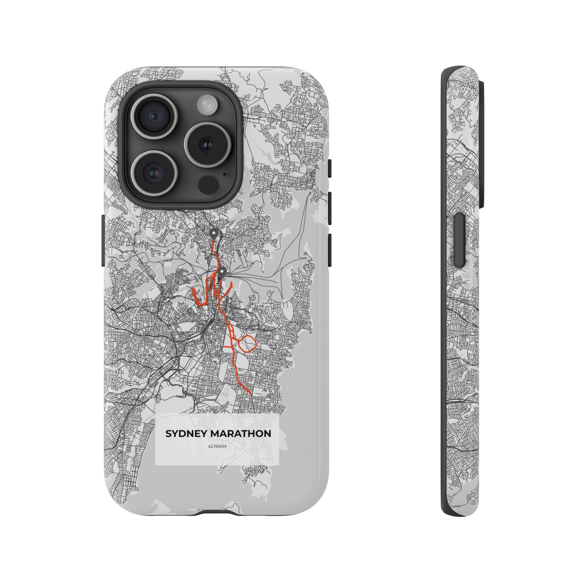 Sydney Marathon Route Tough Phone Case