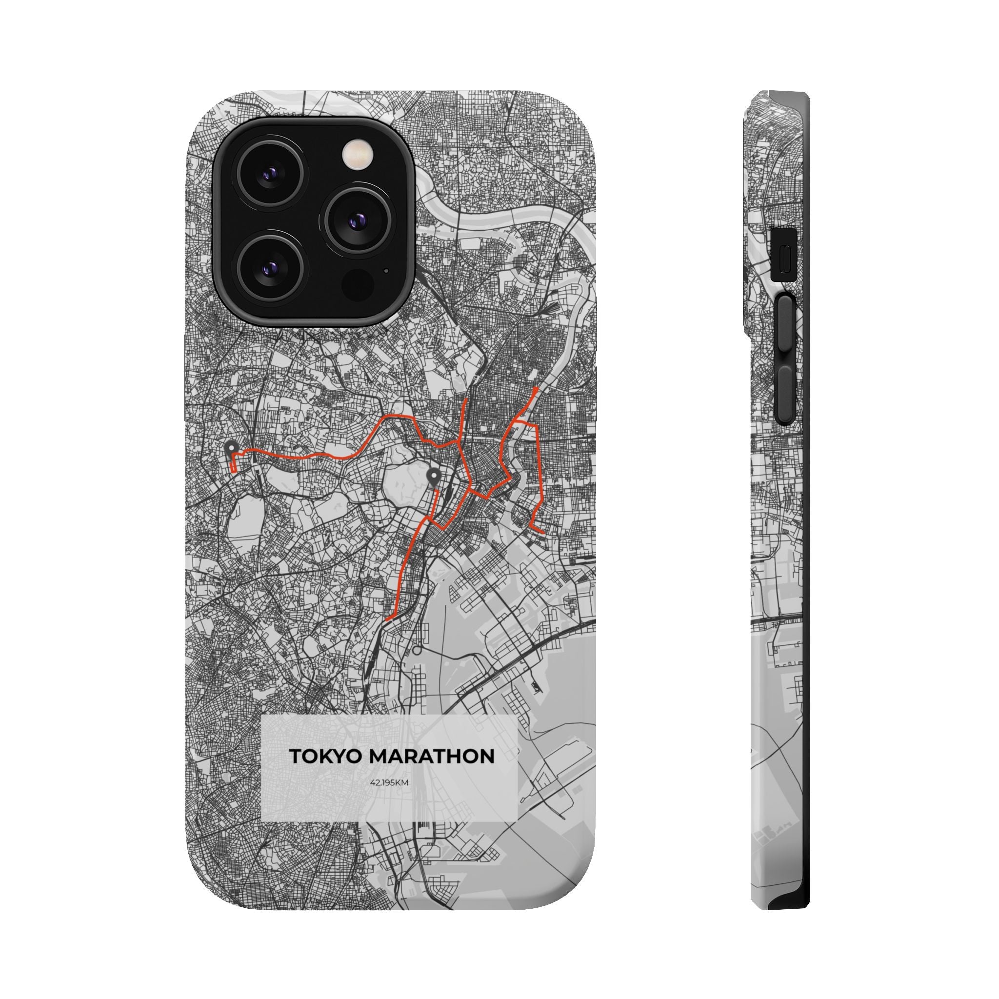 Tokyo Marathon Route Magnetic Impact-Resistant Phone Case