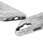 New York Marathon Route Magnetic Impact-Resistant Phone Case