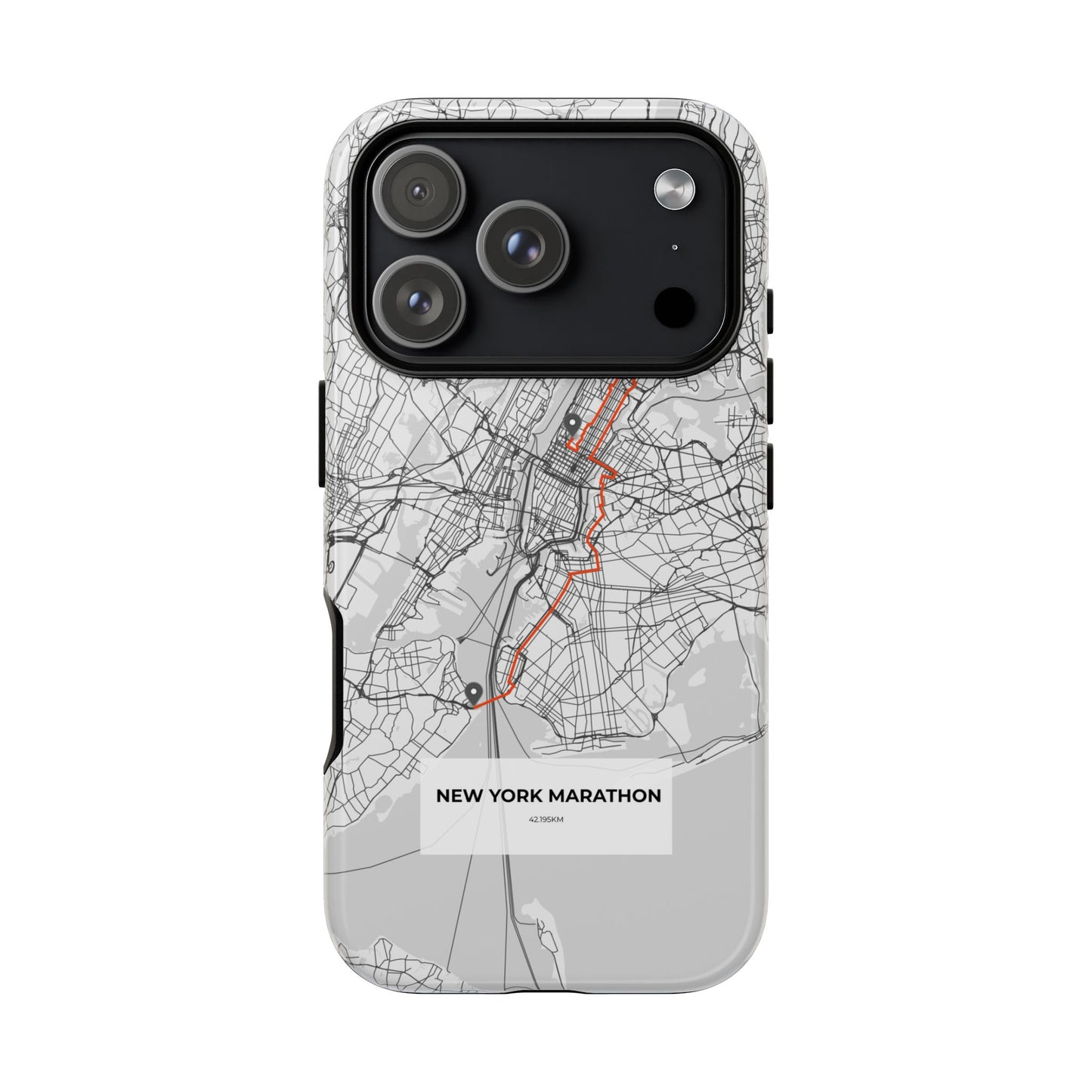 New York Marathon Route Tough Phone Case