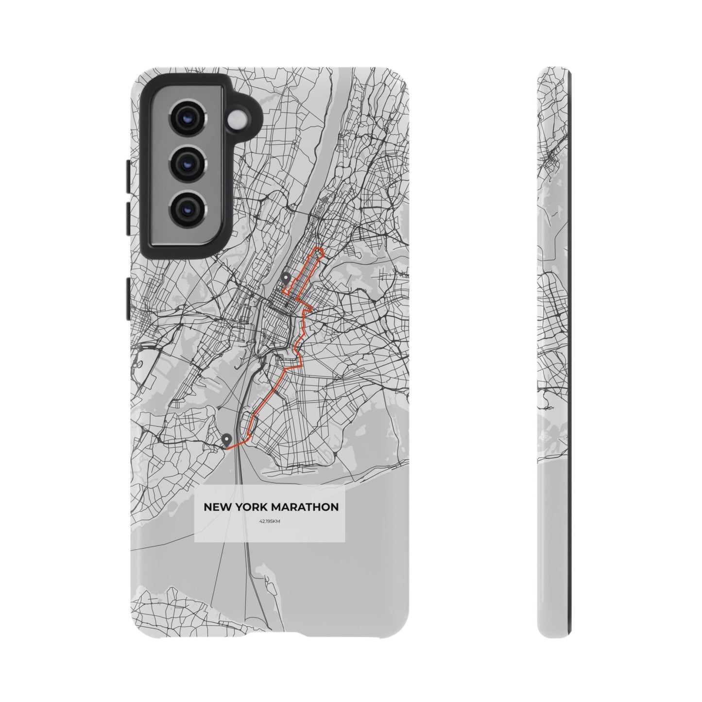 New York Marathon Route Tough Phone Case