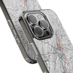 New York Marathon Route Clear Impact-Resistant Phone Case