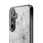 Boston Marathon Route Clear Impact-Resistant Phone Case