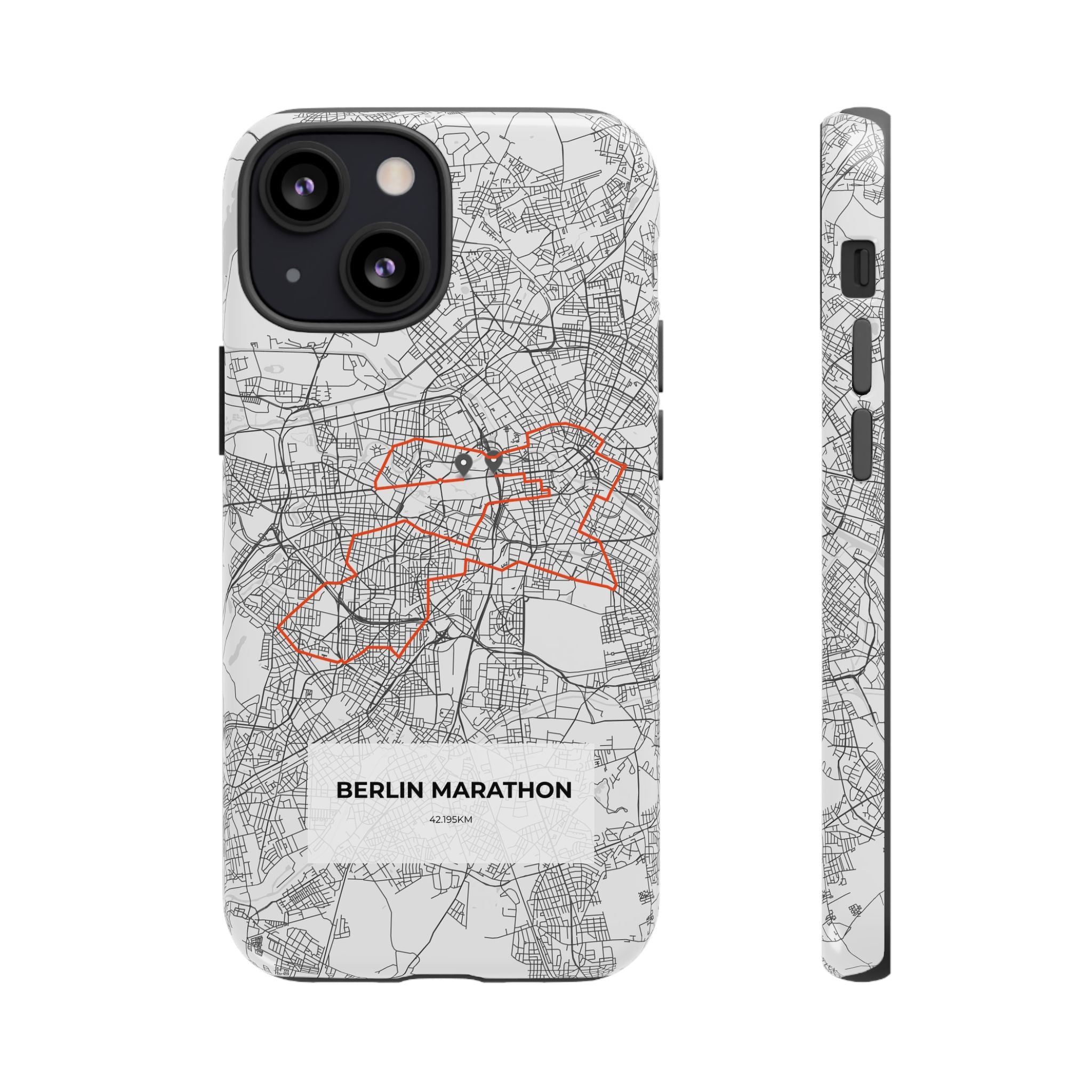 Berlin Marathon Route Tough Phone Case
