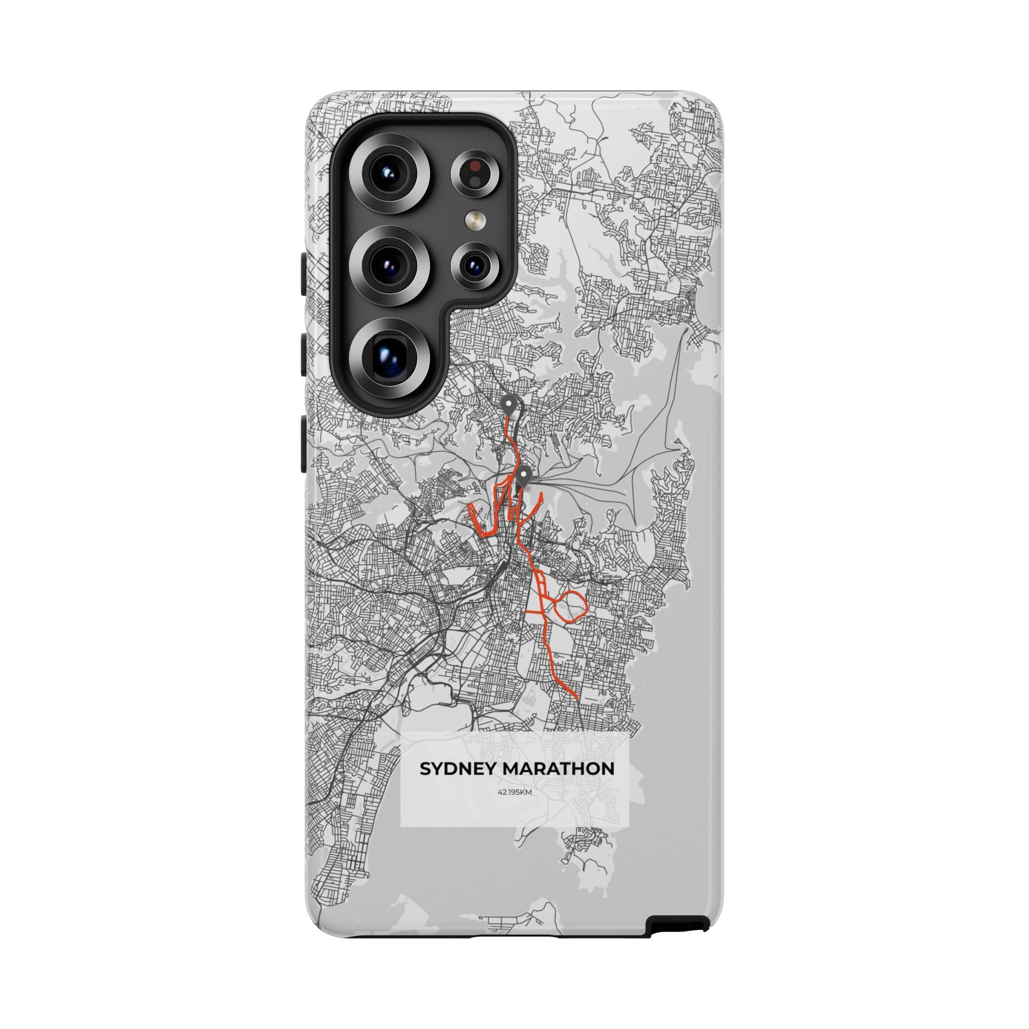 Sydney Marathon Route Tough Phone Case