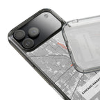 Chicago Marathon Route Clear Impact-Resistant Phone Case