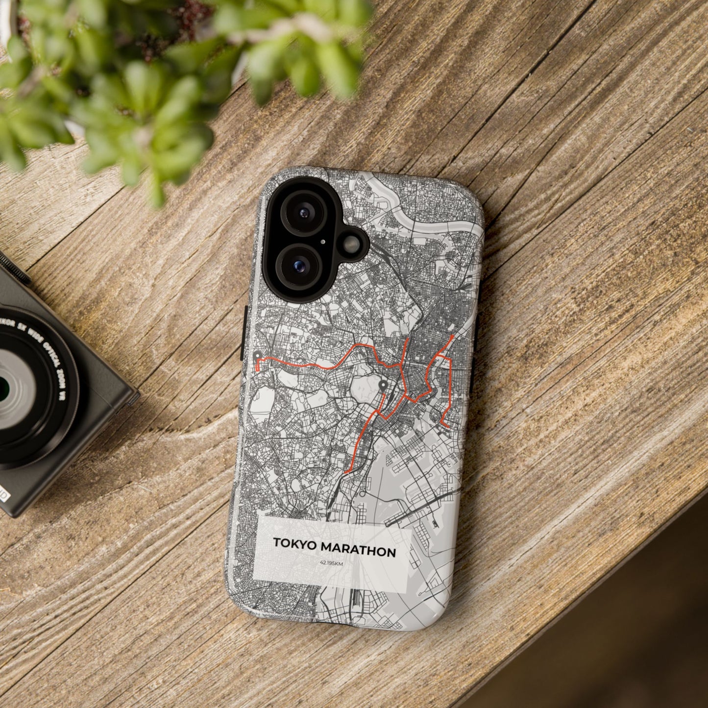 Tokyo Marathon Route Tough Phone Case