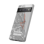 Chicago Marathon Route Tough Phone Case