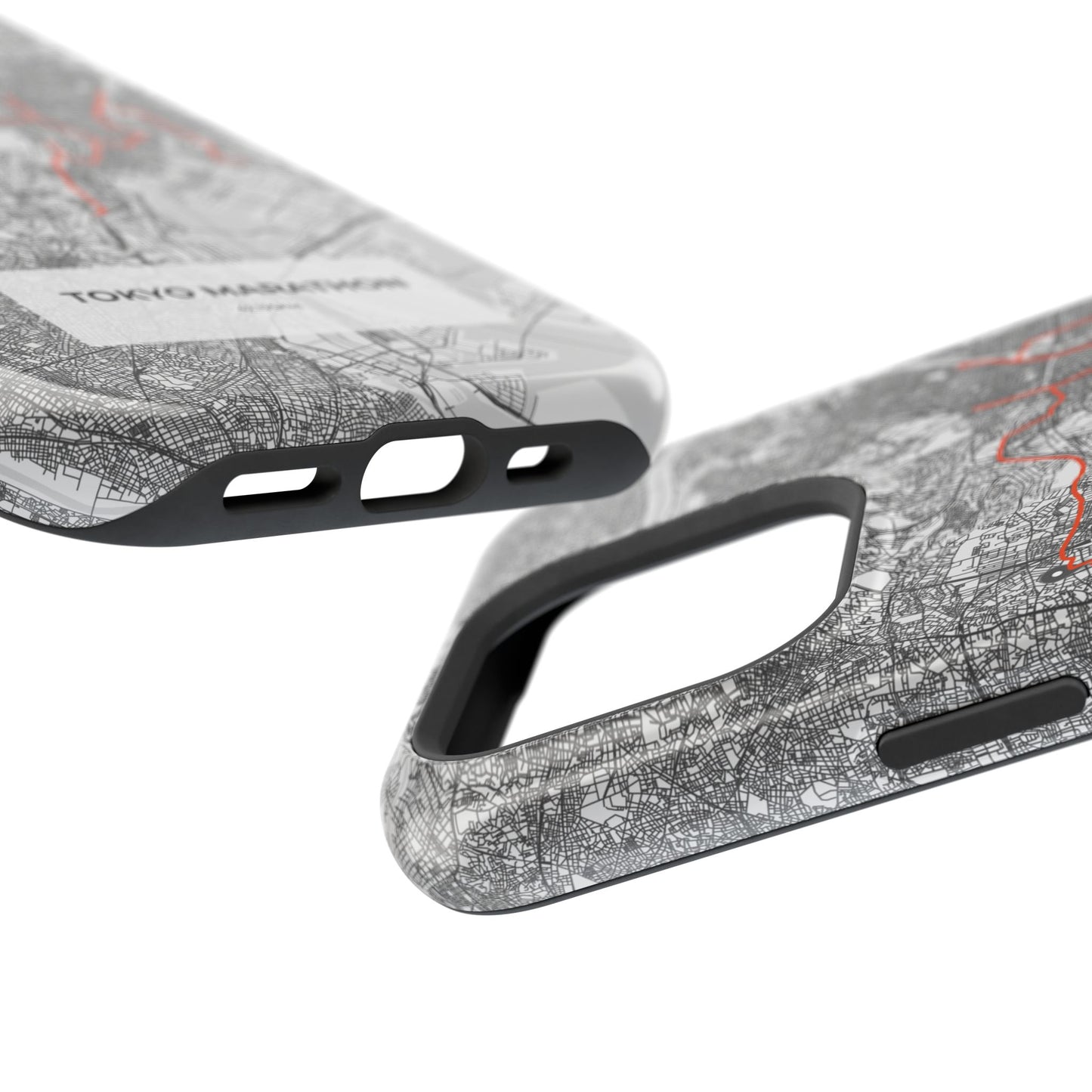 Tokyo Marathon Route Magnetic Impact-Resistant Phone Case