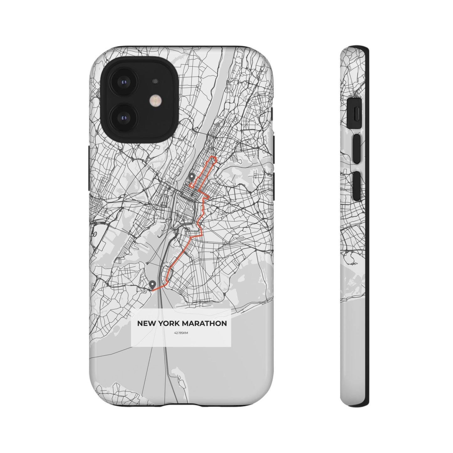 New York Marathon Route Tough Phone Case