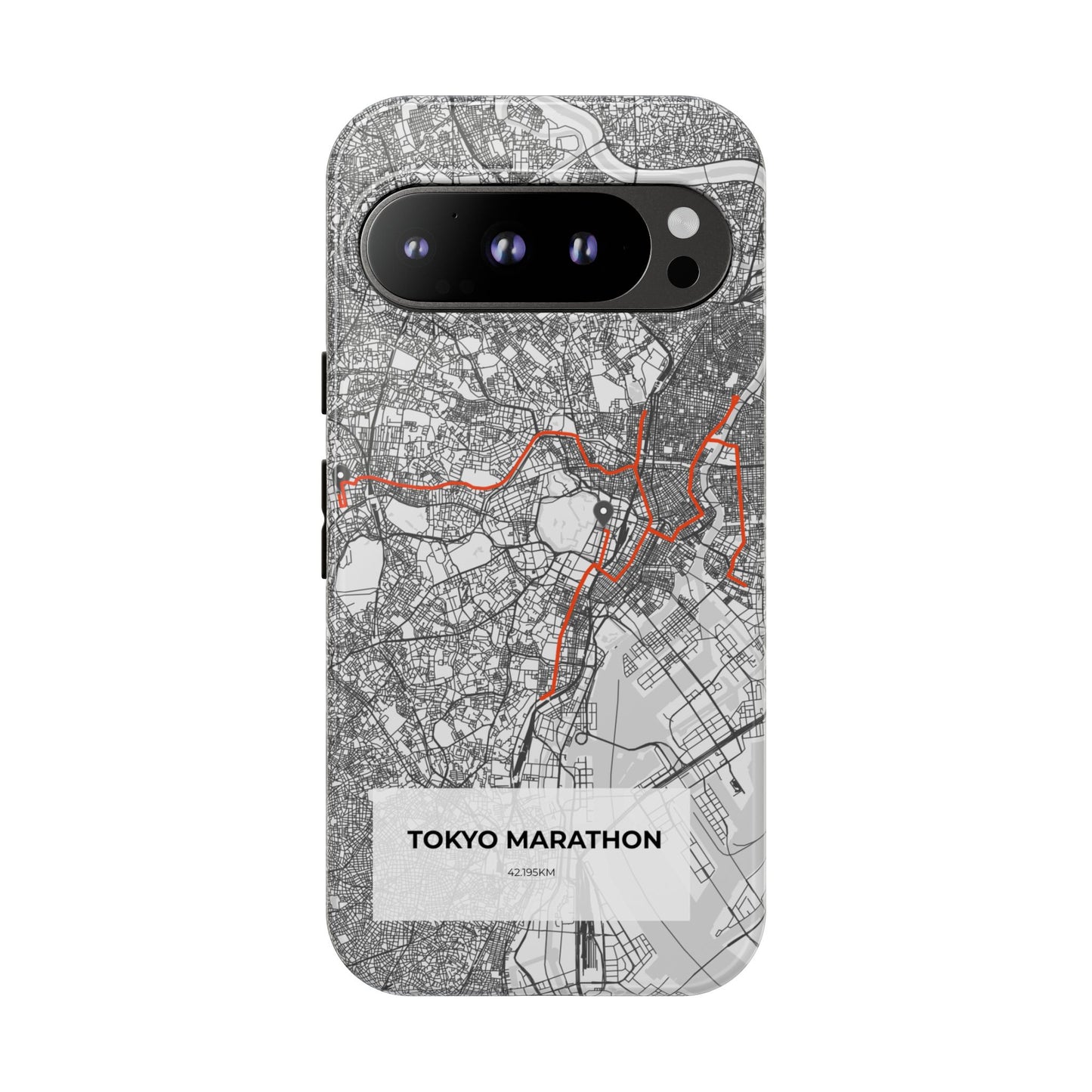 Tokyo Marathon Route Tough Phone Case