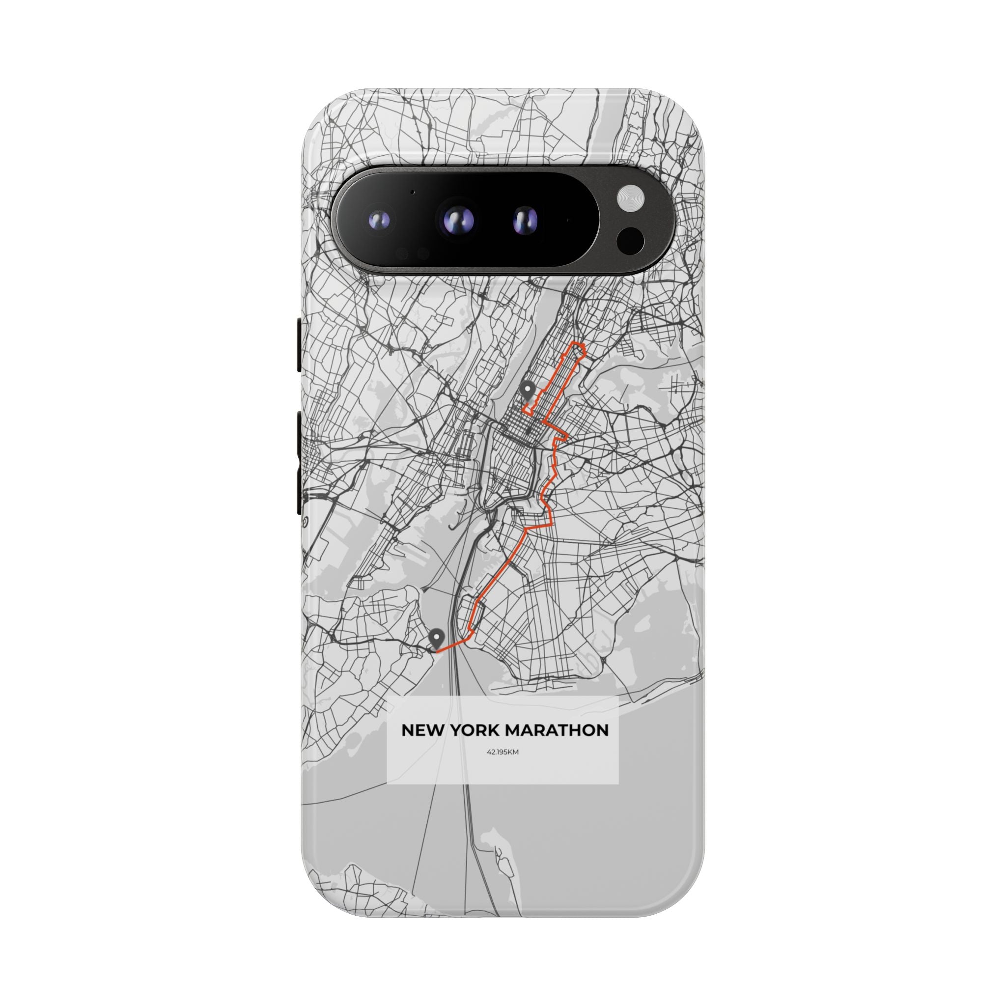 New York Marathon Route Tough Phone Case