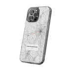 Boston Marathon Route Clear Impact-Resistant Phone Case