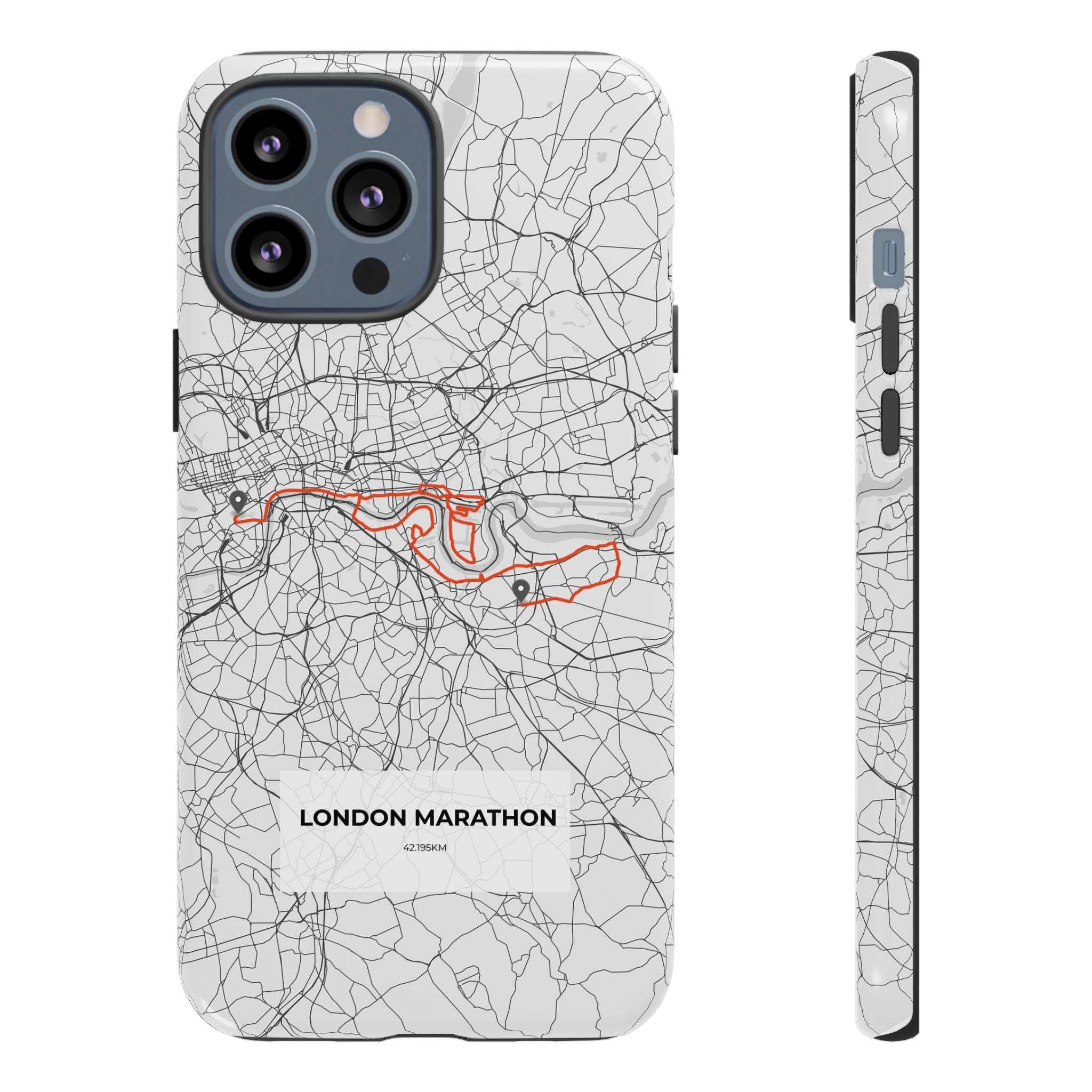 London Marathon Route Tough Phone Case