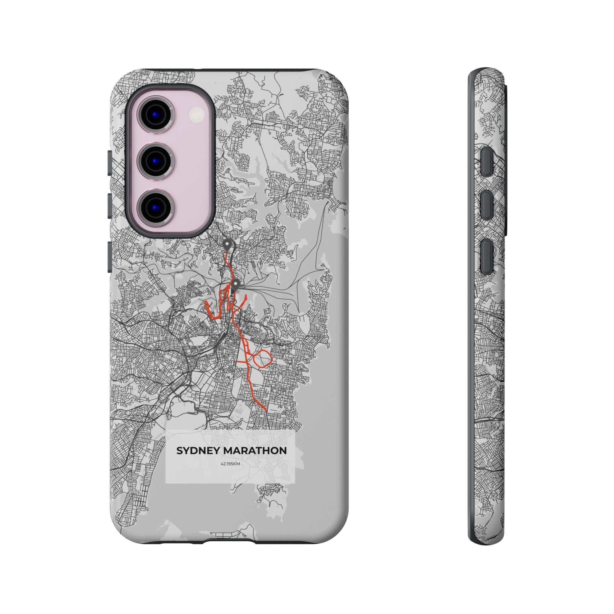 Sydney Marathon Route Tough Phone Case