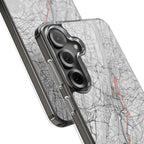 New York Marathon Route Clear Impact-Resistant Phone Case