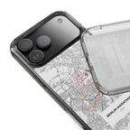 Berlin Marathon Route Clear Impact-Resistant Phone Case