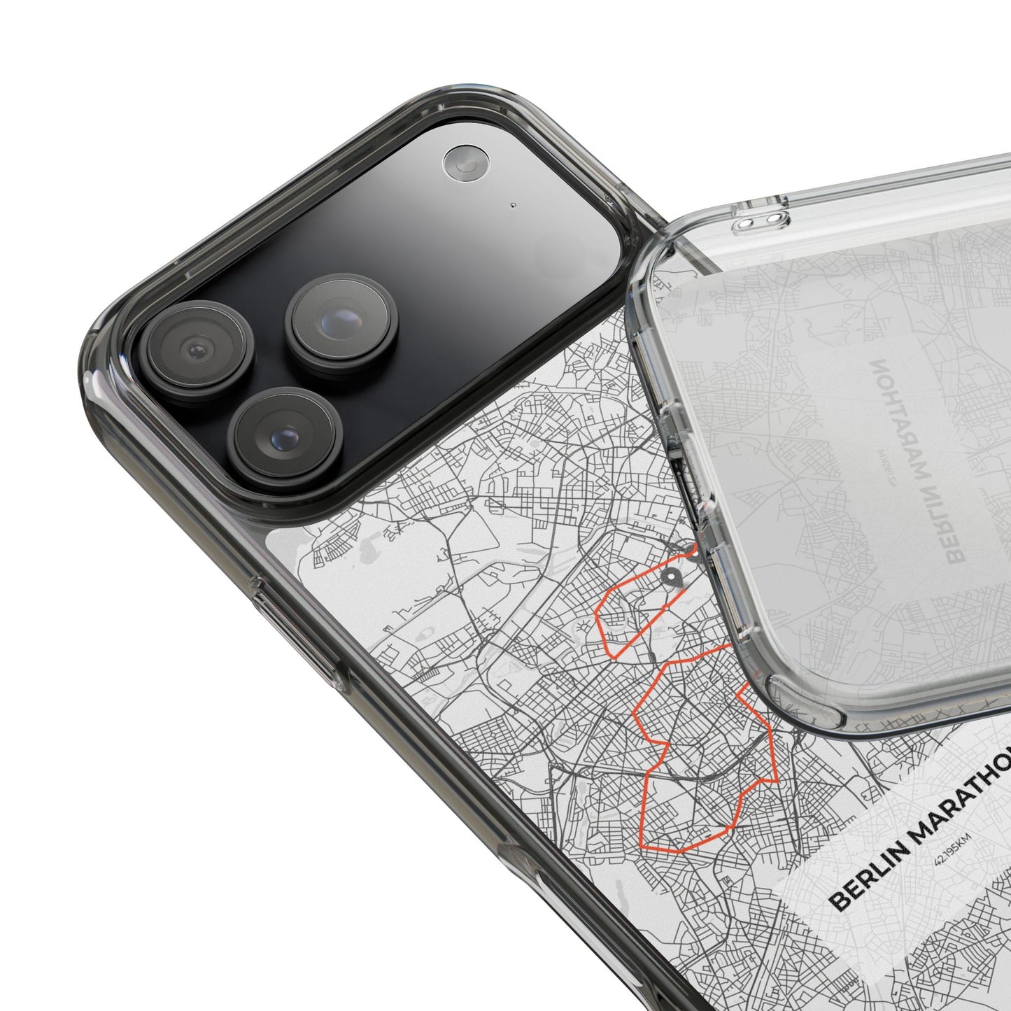 Berlin Marathon Route Clear Impact-Resistant Phone Case
