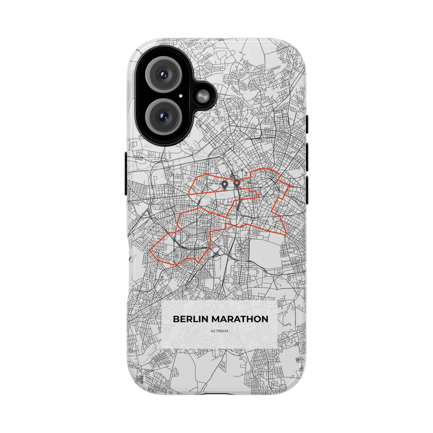 Berlin Marathon Route Tough Phone Case