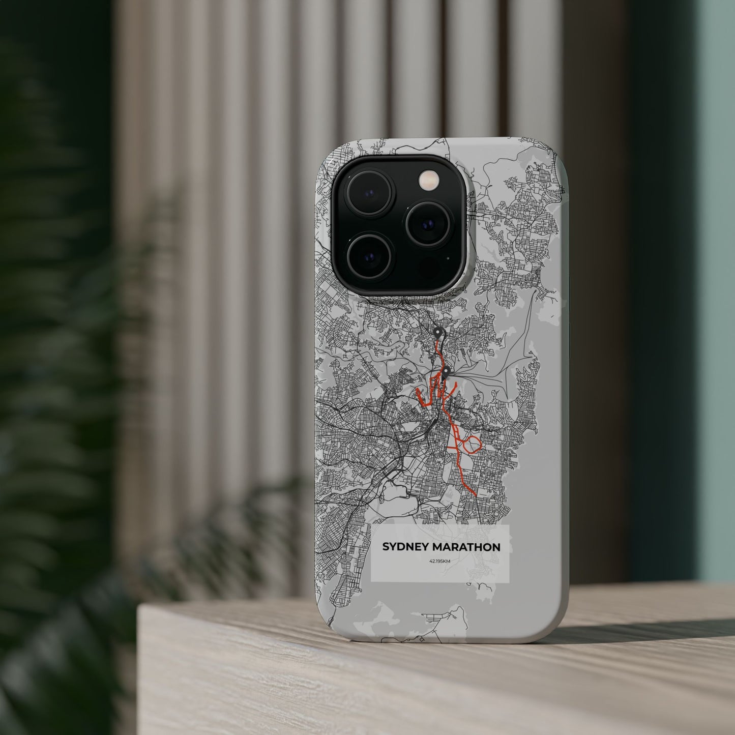 Sydney Marathon Route Magnetic Impact-Resistant Phone Case