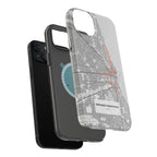 Chicago Marathon Route Magnetic Impact-Resistant Phone Case