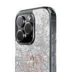 Berlin Marathon Route Clear Impact-Resistant Phone Case