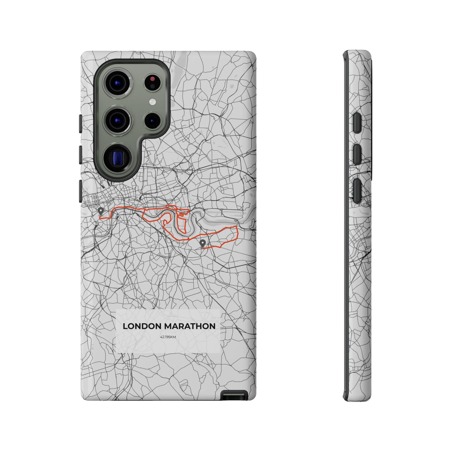London Marathon Route Tough Phone Case