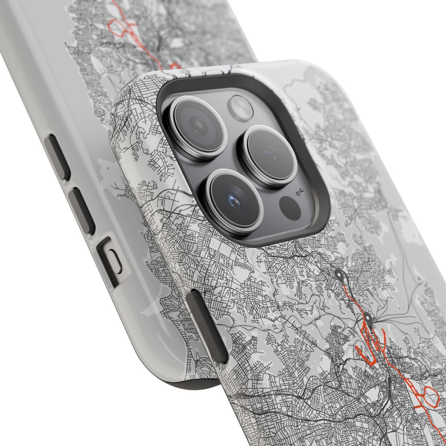 Sydney Marathon Route Magnetic Impact-Resistant Phone Case