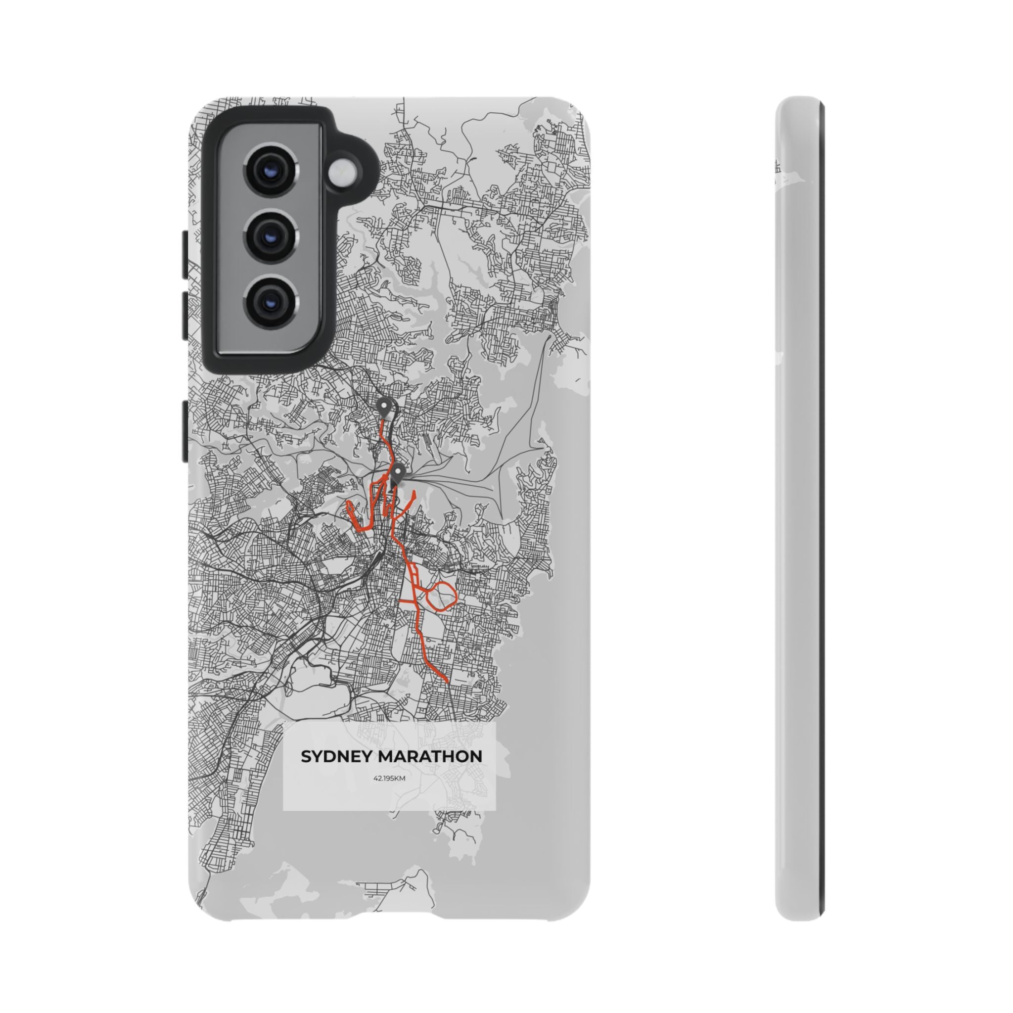 Sydney Marathon Route Tough Phone Case