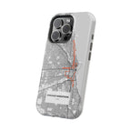 Chicago Marathon Route Magnetic Impact-Resistant Phone Case