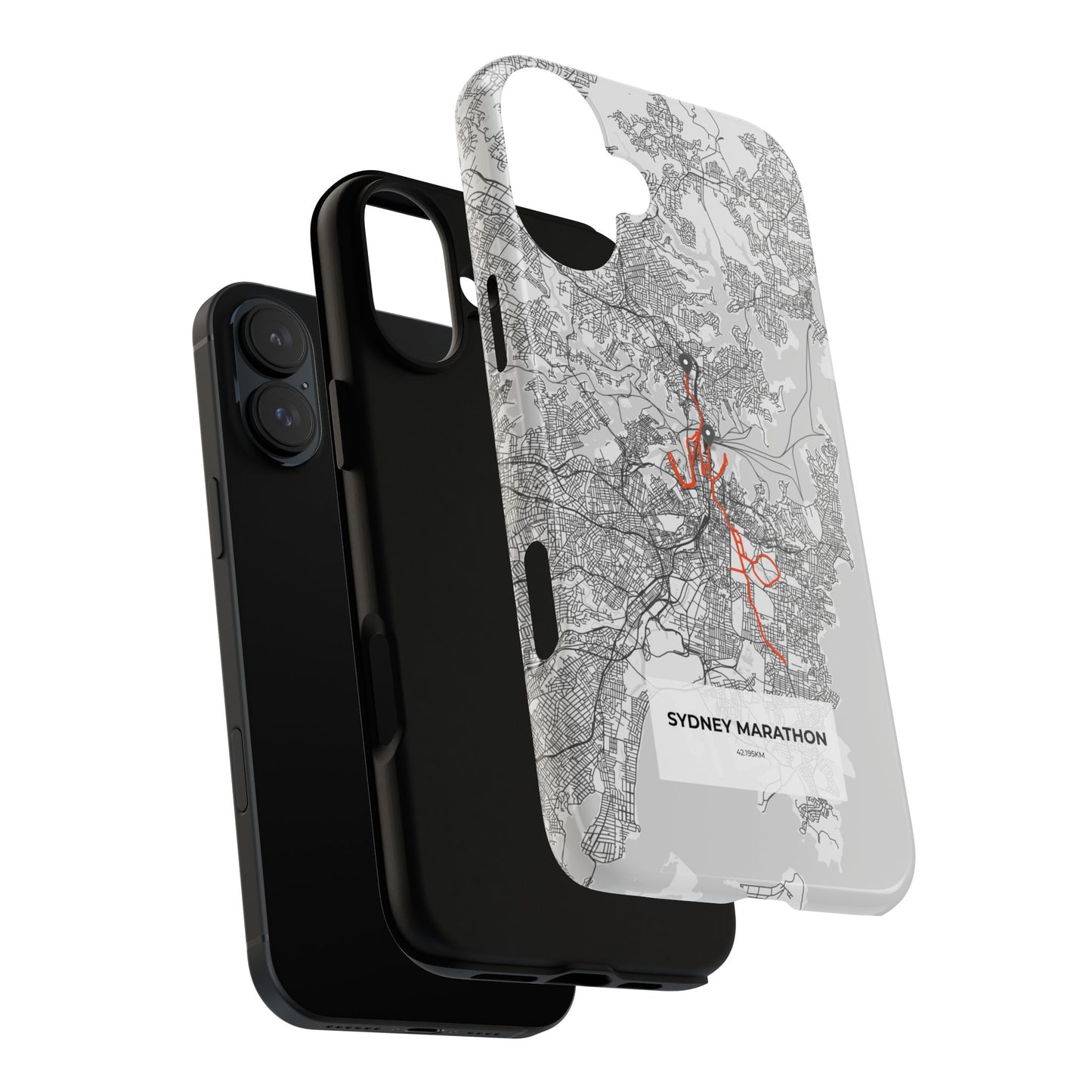 Sydney Marathon Route Tough Phone Case