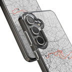 London Marathon Route Clear Impact-Resistant Phone Case