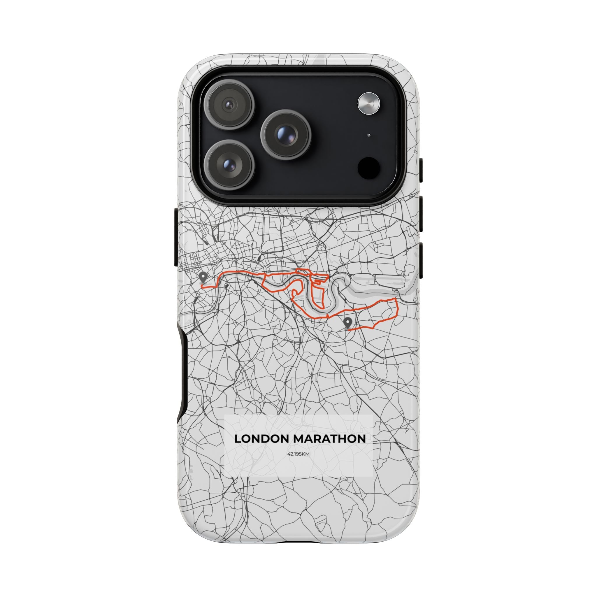 London Marathon Route Tough Phone Case