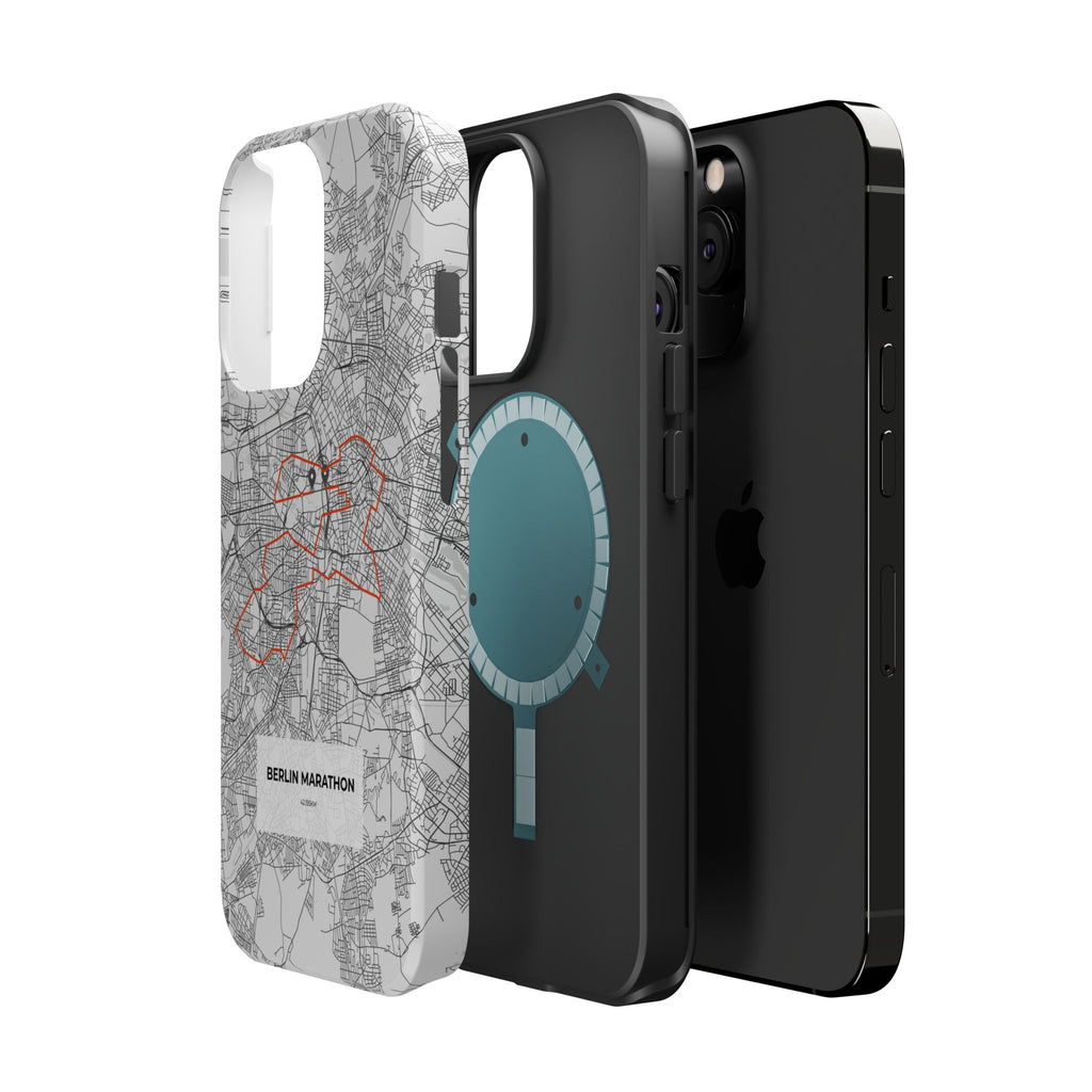 Berlin Marathon Route Magnetic Impact-Resistant Phone Case